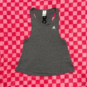 Adidas Charcoal Sleeveless Top